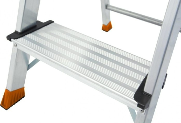 Стремянка алюминиевая KRAUSE MONTO SEPURO 2 ступени [127204]