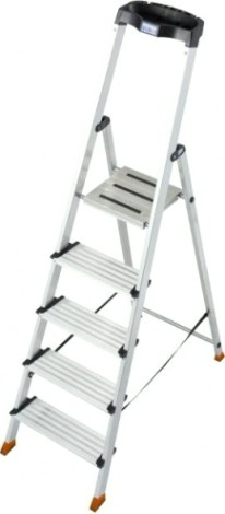 Стремянка алюминиевая KRAUSE MONTO SEPURO 5 ступеней [127235]
