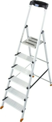 Стремянка алюминиевая KRAUSE MONTO SEPURO 6 ступеней [127242]