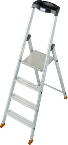 Стремянка алюминиевая KRAUSE MONTO SOLIDO 4 ступени [126634]