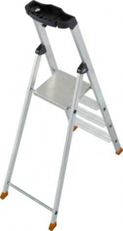 Стремянка алюминиевая KRAUSE MONTO SOLIDO 4 ступени [126634]