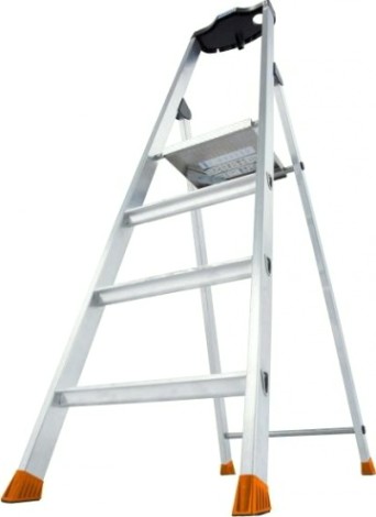 Стремянка алюминиевая KRAUSE MONTO SOLIDO 4 ступени [126634]