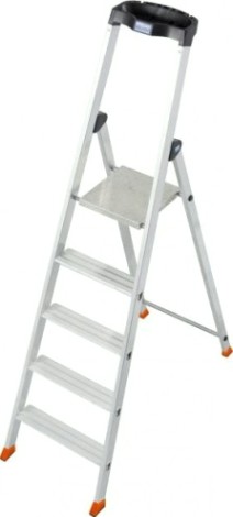Стремянка алюминиевая KRAUSE MONTO SOLIDO 5 ступеней [126641]