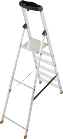 Стремянка алюминиевая KRAUSE MONTO SOLIDO 6 ступеней [126658]