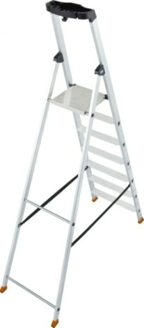 Стремянка алюминиевая KRAUSE MONTO SOLIDO 7 ступеней [126665]