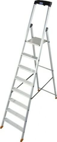 Стремянка алюминиевая KRAUSE MONTO SOLIDO 8 ступеней [126672]