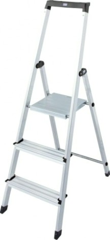 Стремянка алюминиевая KRAUSE MONTO SOLIDY 3 ступени [126214]