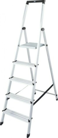 Стремянка алюминиевая KRAUSE MONTO SOLIDY 5 ступеней [126238]