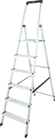 Стремянка алюминиевая KRAUSE MONTO SOLIDY 6 ступеней [126245]