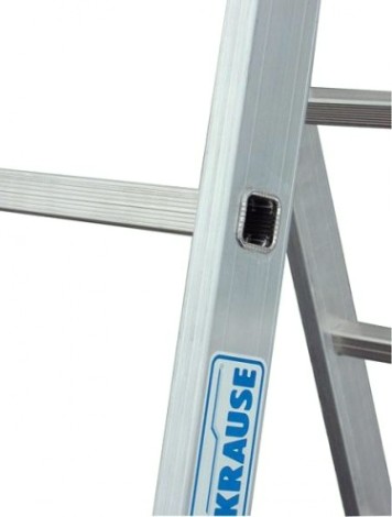 Стремянка алюминиевая KRAUSE STABILO 12 перекладин двухсторонняя [124944]