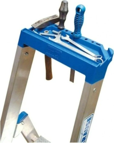 Стремянка алюминиевая KRAUSE STABILO 3 ступени передвижная [124609]