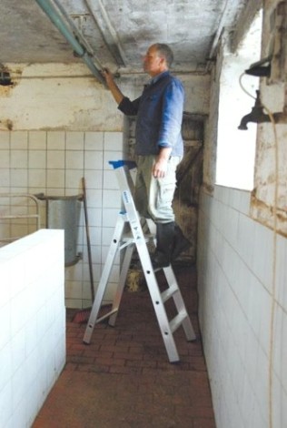 Стремянка алюминиевая KRAUSE STABILO 4 ступени [124517]