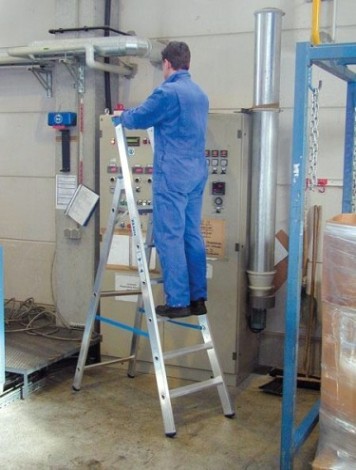 Стремянка алюминиевая KRAUSE STABILO 6 ступеней [124531]