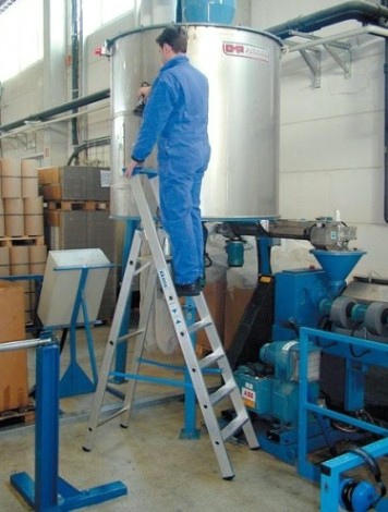 Стремянка алюминиевая KRAUSE STABILO 6 ступеней [124531]