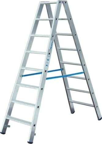 Стремянка алюминиевая KRAUSE STABILO 7 ступеней двухсторонняя [124753]