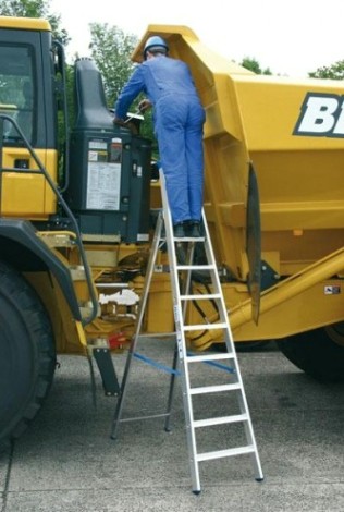 Стремянка алюминиевая KRAUSE STABILO 8 ступеней [124555]