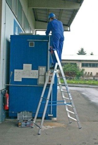 Стремянка алюминиевая KRAUSE STABILO 8 ступеней [124555]