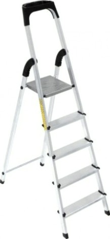 Стремянка алюминиевая Sarayli 5 ступеней [2105]