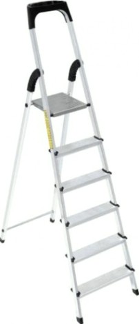 Стремянка алюминиевая Sarayli 6 ступеней [2106]