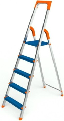 Стремянка алюминиевая Sarayli Color 5 ступеней [2305]