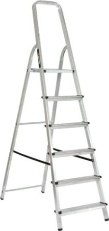 Стремянка алюминиевая ВИХРЬ СА 1х6 [73/5/1/4]