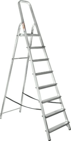 Стремянка алюминиевая ВИХРЬ СА 1х8 [73/5/1/13]