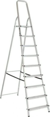 Стремянка алюминиевая ВИХРЬ СА 1х9 [73/5/1/6]