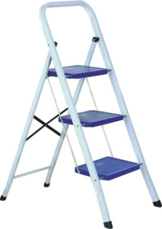 Стремянка стальная АЛЮМЕТ МК 803С 3 ступени 300х200 мм с противоскользящими накладками [МК 803С]