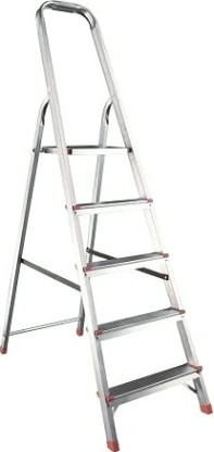 Стремянка стальная АЛЮМЕТ ZZ 405 оцинк 5-ти ст. оцинк ступень