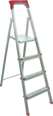 Стремянка стальная Biber 98104 4-х ступенчатая [тов-043127]