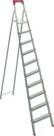 Стремянка стальная Biber 98110 10 ступенчатая [тов-049516]