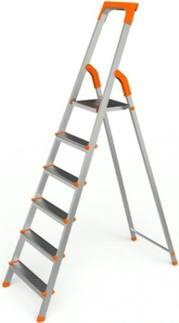 Стремянка стальная Sarayli Европа 6 ступеней [1306]