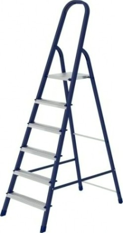 Стремянка стальная СИБРТЕХ 6 ступеней [97846]