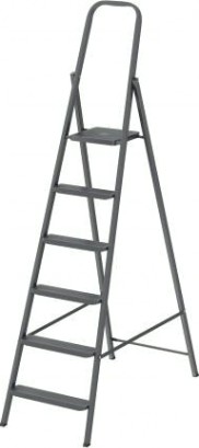 Стремянка стальная СИБРТЕХ 6 ступеней [97946]