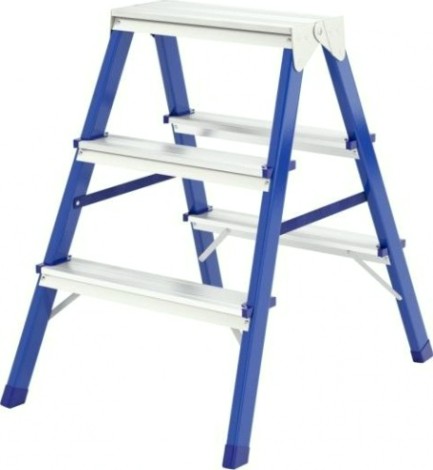 Стремянка стальная СИБРТЕХ двусторонняя 3ст [97933]