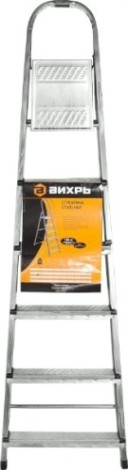 Стремянка стальная ВИХРЬ СС 1х6 [73/5/1/10]