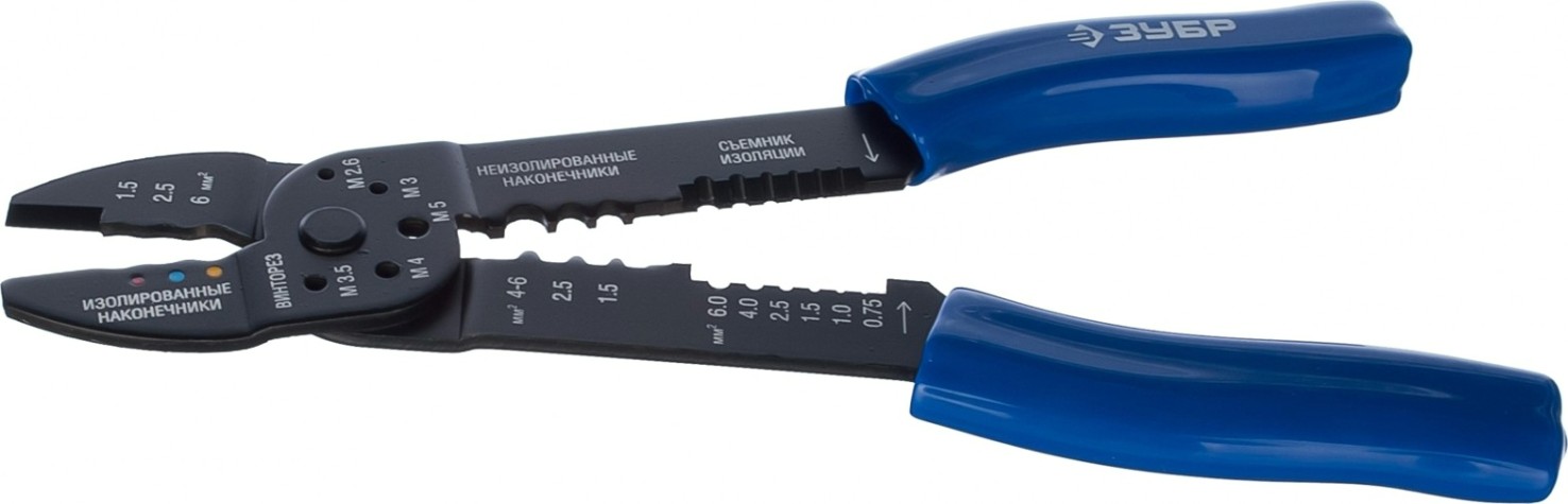 Стриппер многофункциональный ЗУБР МT-30 0.75-6 мм2 профессионал [22668-23]