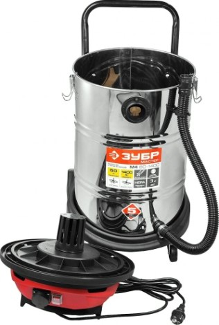 Строительный пылесос ЗУБР ПУ-60-1400 М4 Строительный пылесос ЗУБР ПУ-60-1400 М4