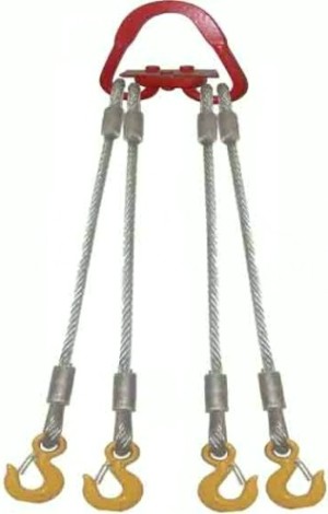 Строп канатный 2,5 т 5,0 м четырехветвевой 4СК [GS05374]