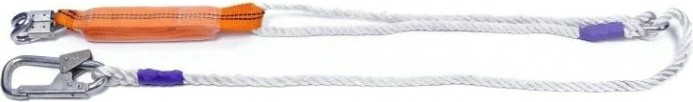 Строп В МОЛОТ из полиамидного каната регулируемый до 2 м, карабины К1-50, Кбс [В К1-50 КБС 2 м]