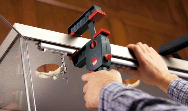 Струбцина быстрозажимная BESSEY DUOCLAMP DUO45-8 450 х 85 мм, для работы одной рукой [BE-DUO45-8]