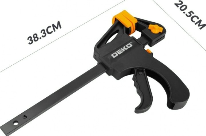 Струбцина быстрозажимная DEKO CL01 200 мм [065-0554]