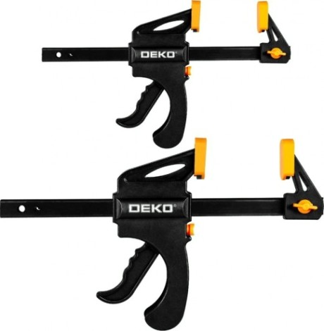 Струбцина быстрозажимная DEKO CL160-2 160 мм 2 шт [065-0613]
