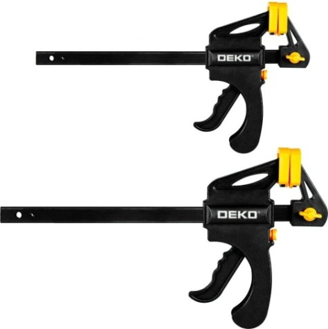 Струбцина быстрозажимная DEKO CL200-2 200 мм 2 шт [065-0614]