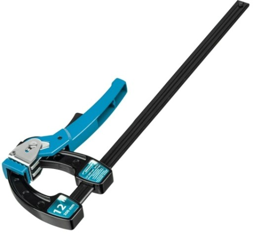 Струбцина быстрозажимная GROSS 20721 реечная, рычажный храповый механизм,12"/ 300 мм