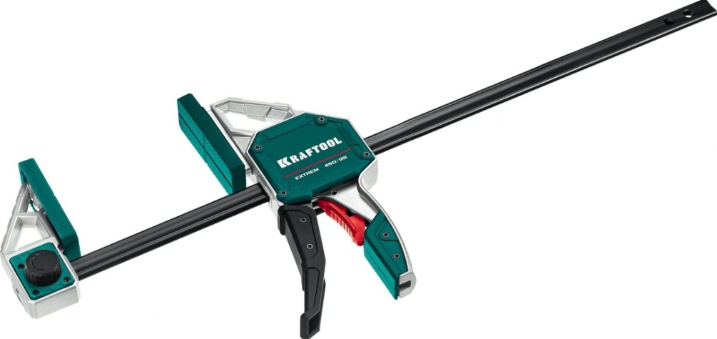 Струбцина быстрозажимная KRAFTOOL EXTREM 450/95 пистолетная [32228-45_z01]