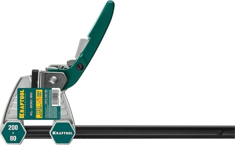 Струбцина быстрозажимная KRAFTOOL KL-200/80 мм [32019-080-200]