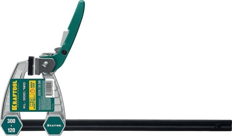 Струбцина быстрозажимная KRAFTOOL KL-300/120 мм [32019-120-300]