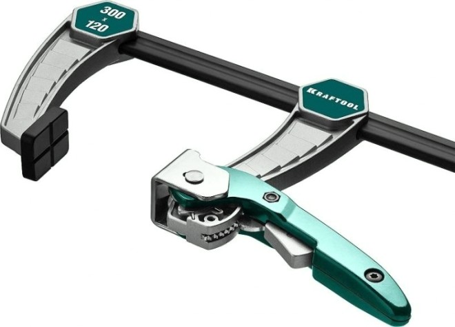 Струбцина быстрозажимная KRAFTOOL KL-300/120 мм [32019-120-300]
