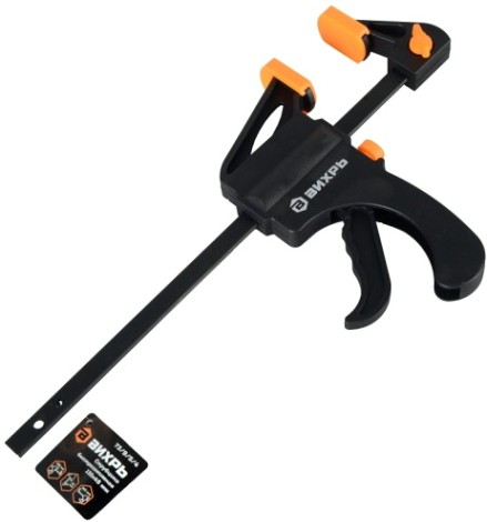 Струбцина быстрозажимная ВИХРЬ 150х45 мм [73/9/5/4]